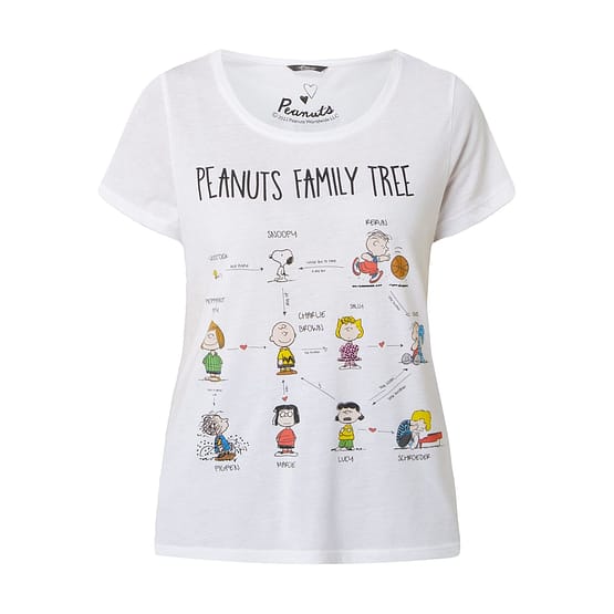 Princess goes Hollywood • wit t-shirt Peanuts