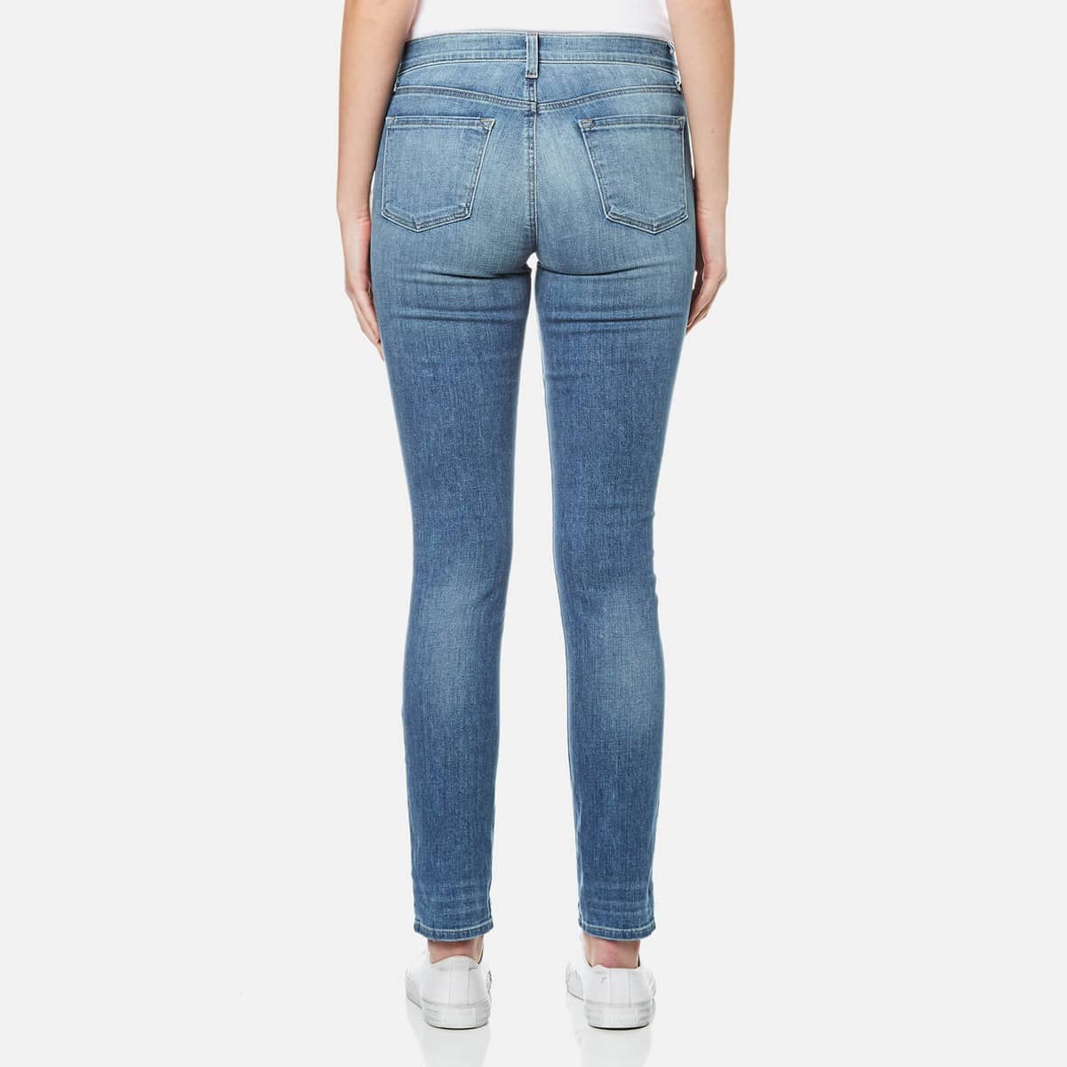 Interpunctie pepermunt aanbidden J Brand • blauwe skinny leg mid-rise jeans • shop BollyWolly