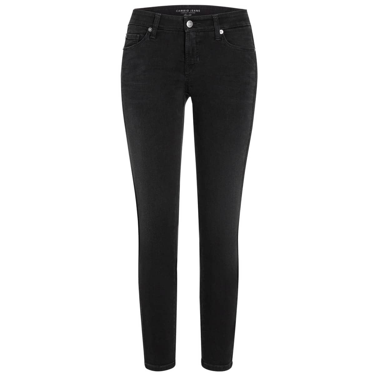 Cambio • zwarte jeans met metalic bies BollyWolly