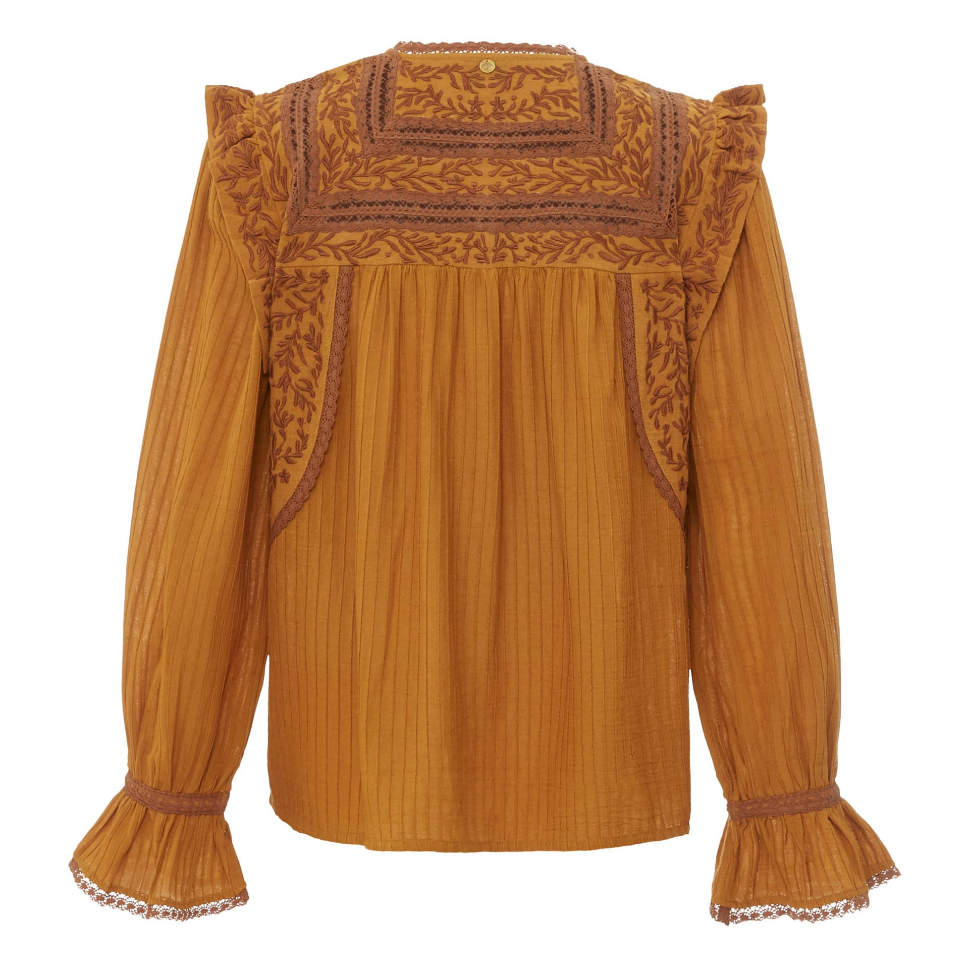 Wereldwijd Verdorie oosten Antik Batik • bruine blouse Bernardo • shop BollyWolly