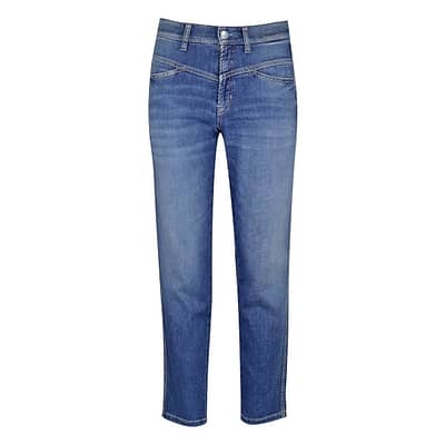 Cambio • Kadlin jeans in blauw met lichte beschadigingen