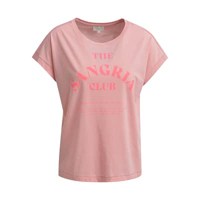 Milano Italy • roze t-shirt sangria club
