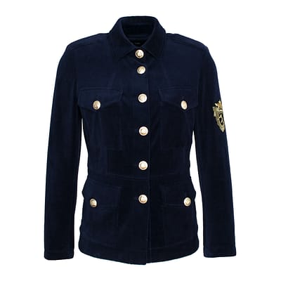 Marc Aurel • donkerblauw fluweel jasje