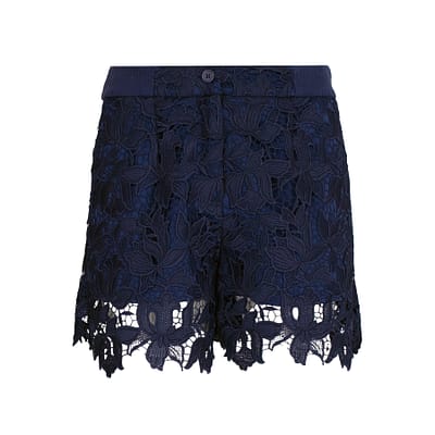 Princess goes Hollywood • donkerblauwe kanten short