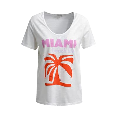 Milano Italy • wit t-shirt Miami beach life