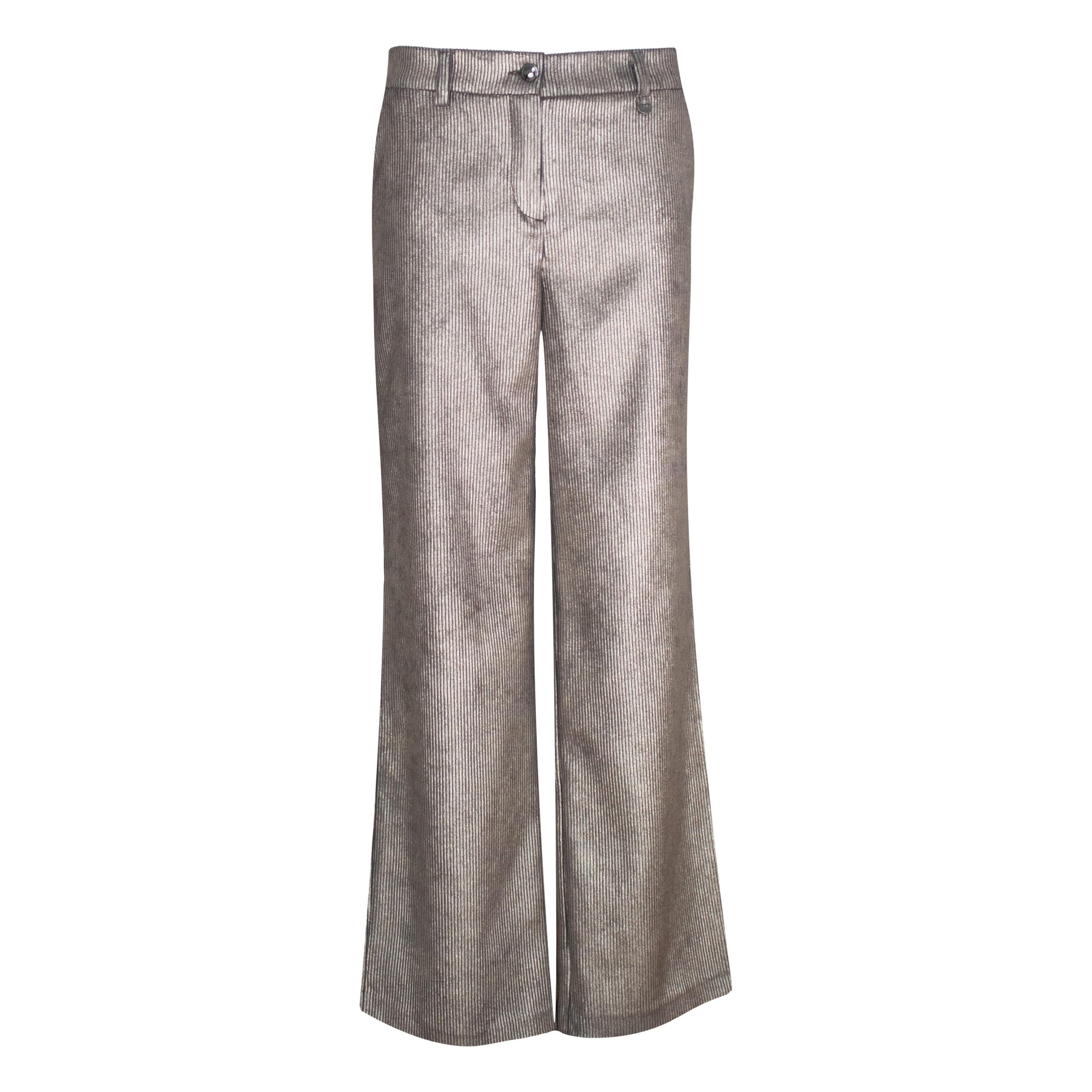 MAC • Wide corduroy broek goud