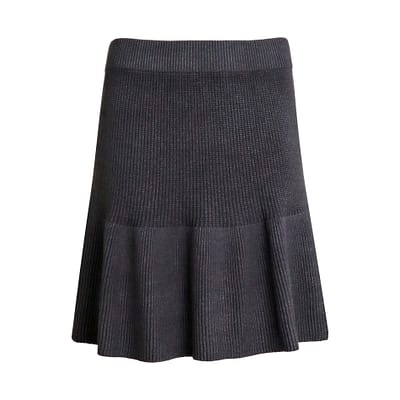 Janice • donkergrijze gebreide rok