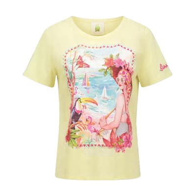 Princess goes Hollywood • geel t-shirt summer vibes