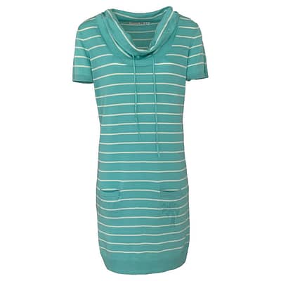 Hampton Bays • turquoise jurk met strepen