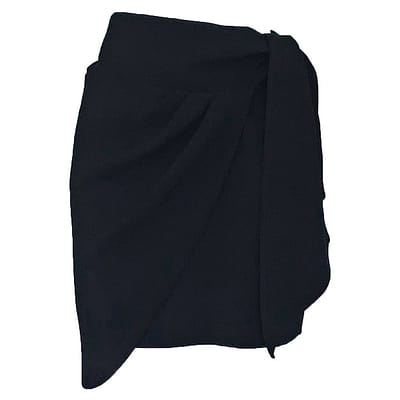 Ba&sh • korte zwarte rok met sjaal Kessy