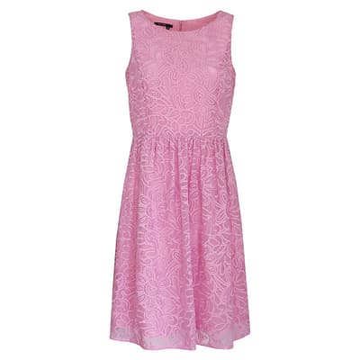 Marc Aurel • roze kanten jurk