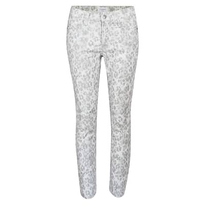 Cambio • Paris Cropped jeans luipaard