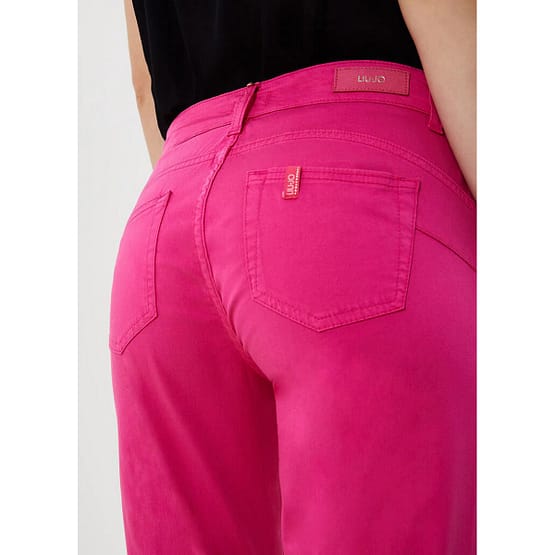 Liu Jo • slim fit broek Monroe in fuchsia