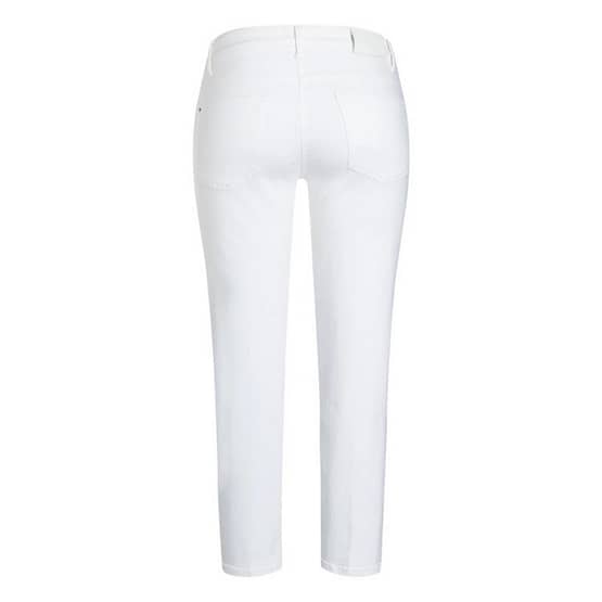 Cambio • witte Paris Straight Short jeans