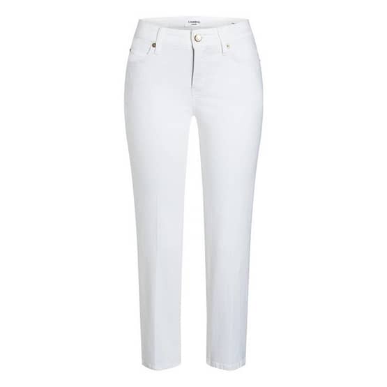 Cambio • witte Paris Straight Short jeans