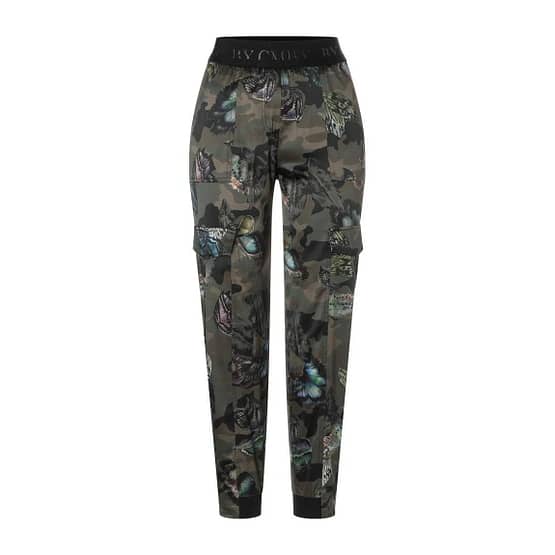Cambio • satijnen broek Jane met vlinders