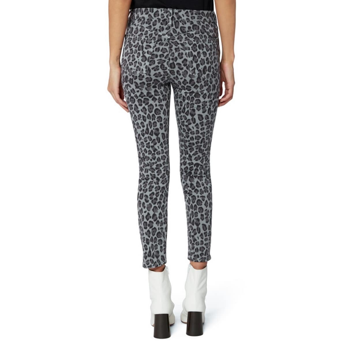 J Brand • mid-rise crop skinny jeans in jaguar print