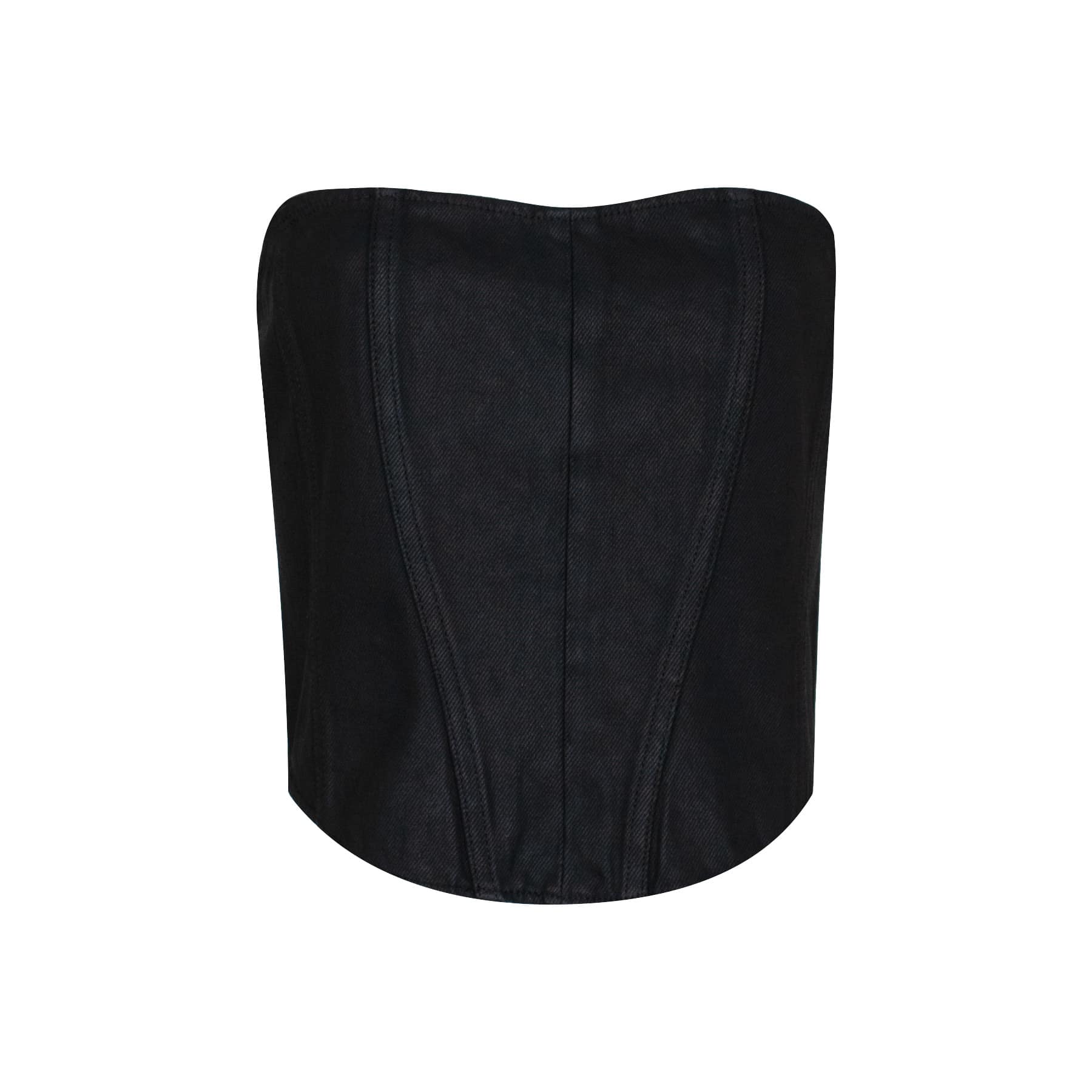 3x1 • zwart denim corset