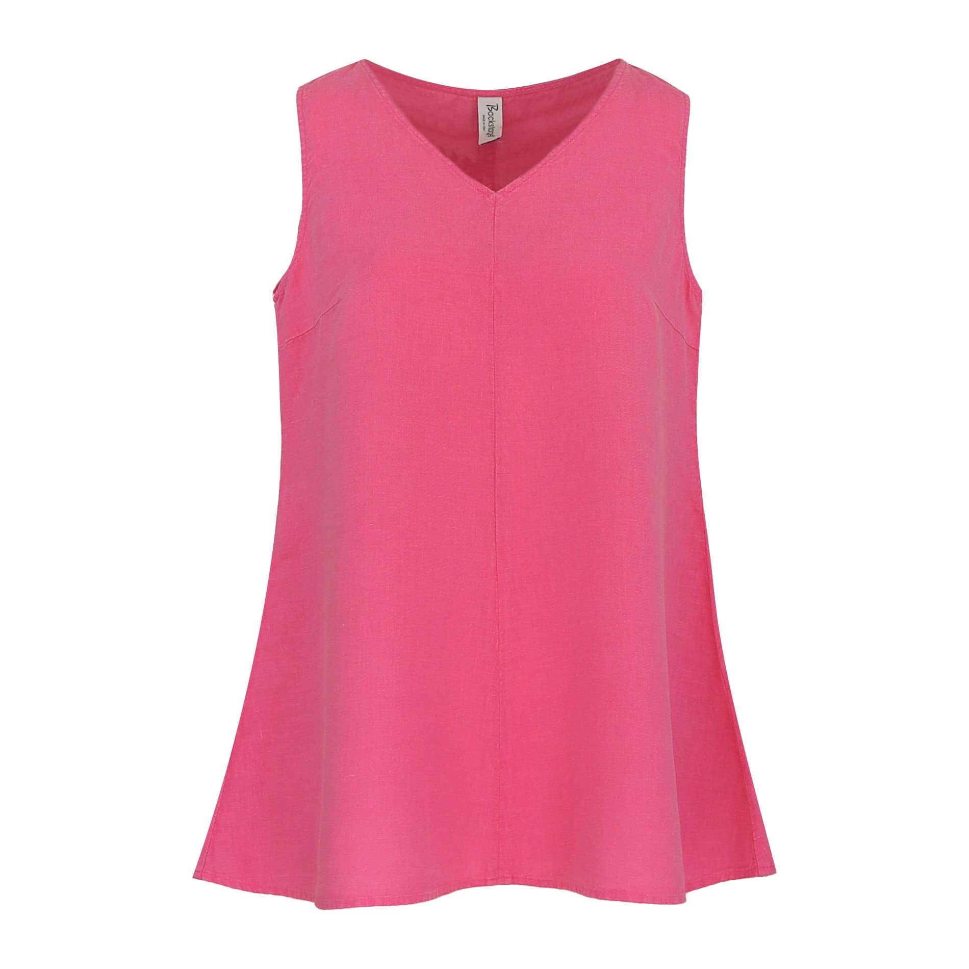 Backstage • roze linnen top