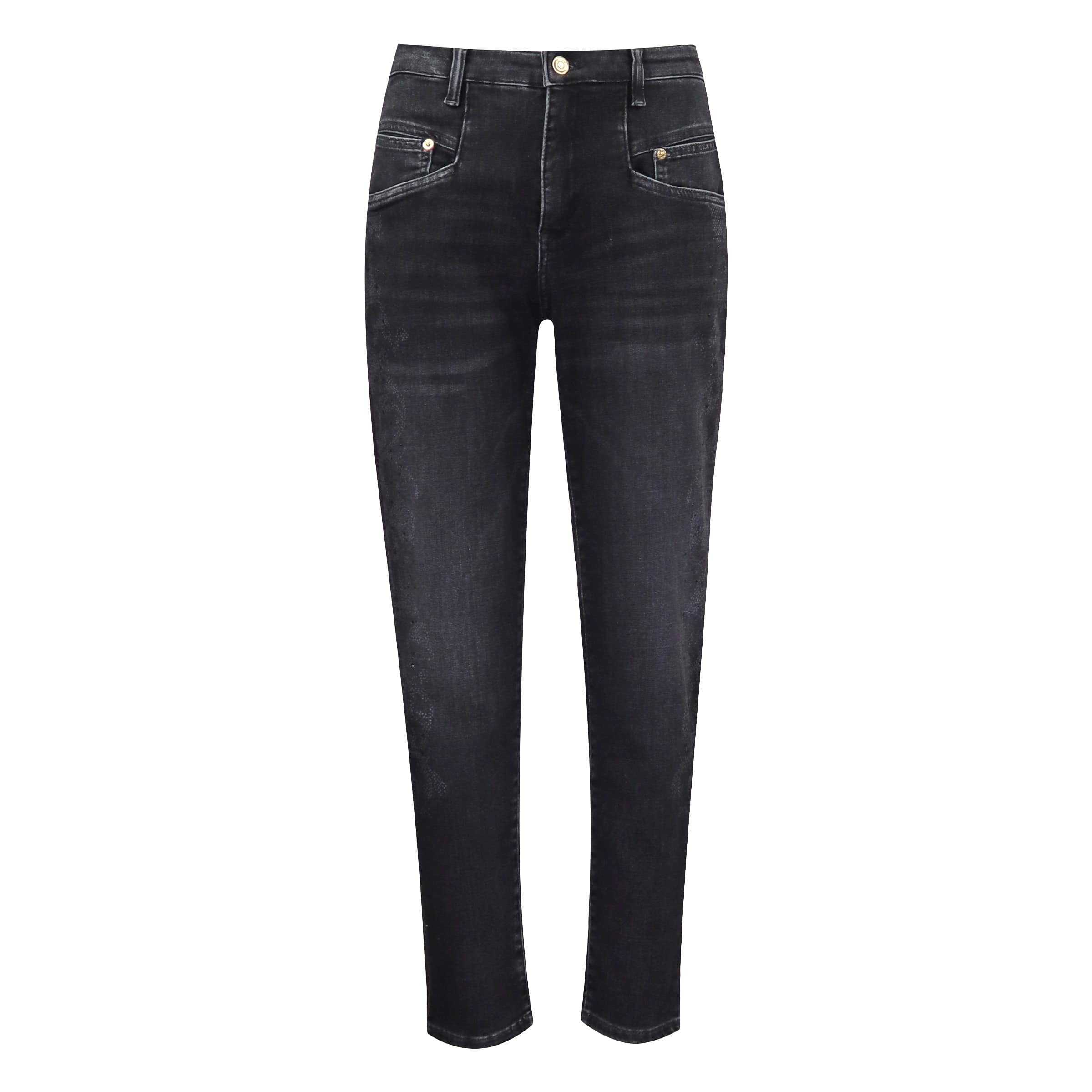 MAC • zwarte Rich Carrot sparkle jeans