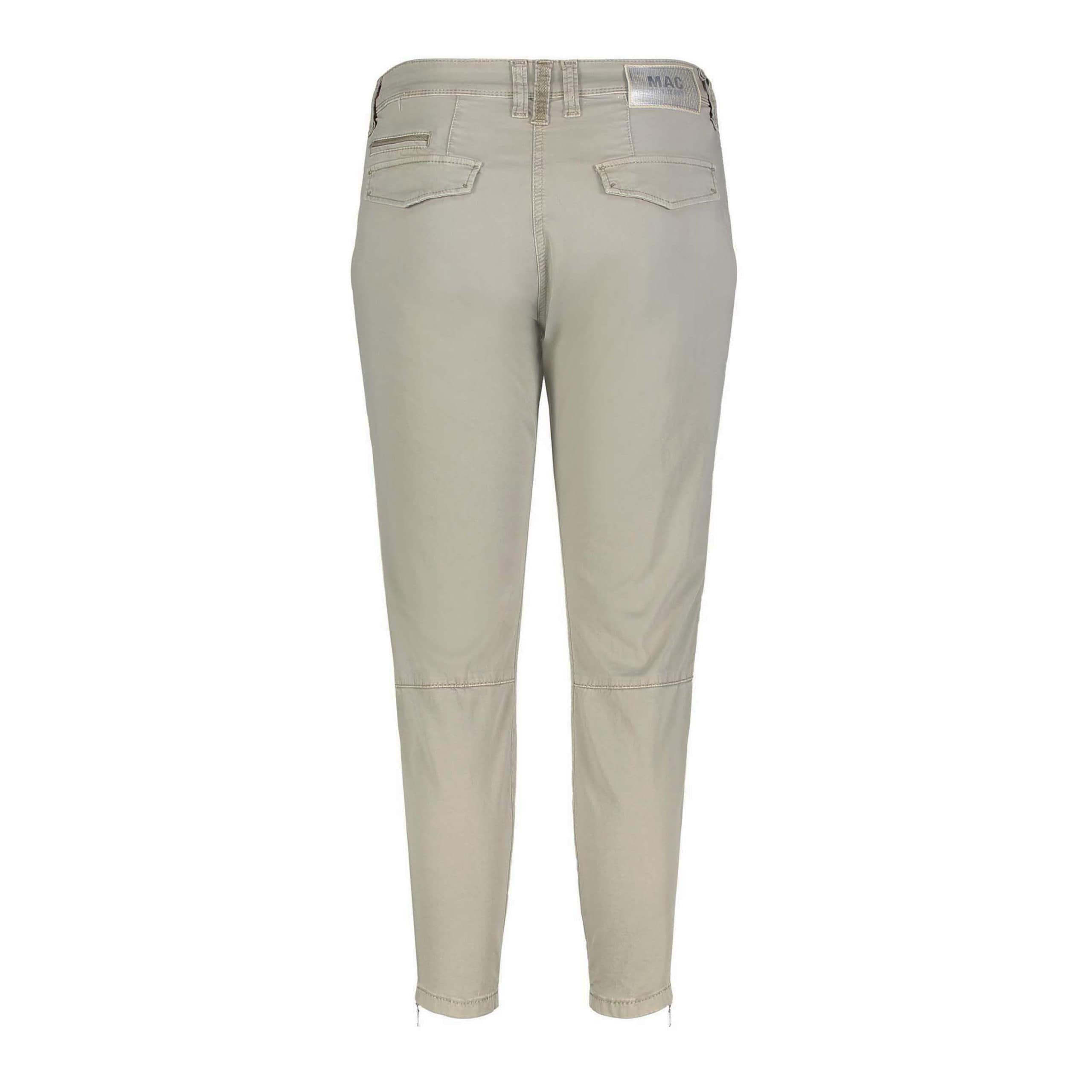 MAC • RICH cargo cotton broek in light vintage green