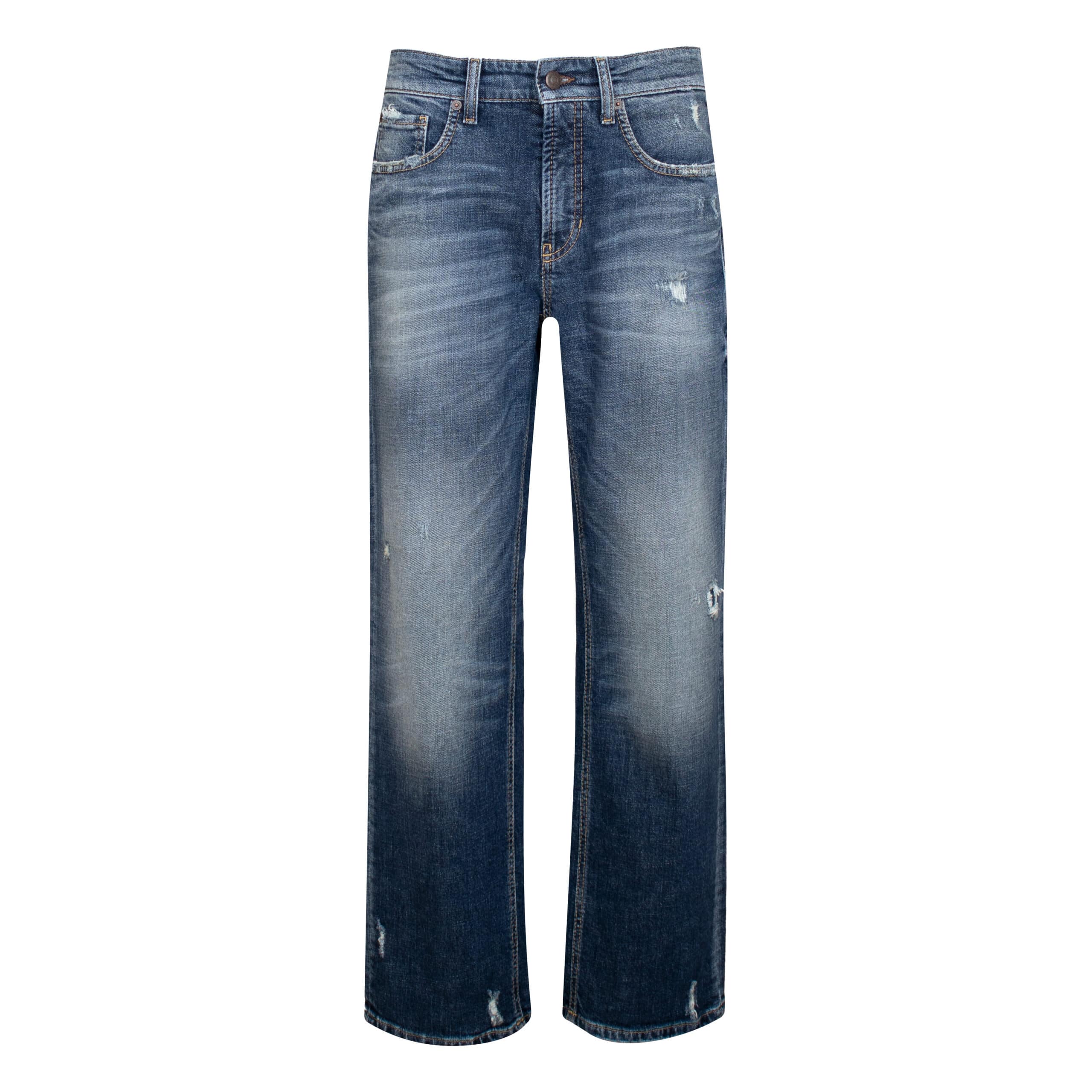 Cambio • blauwe destroyed jeans