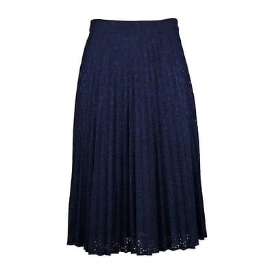 Princess goes Hollywood • donkerblauwe plissé rok