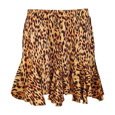 By Clara • korte rok met luipaard print