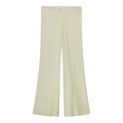 Rohe • relaxte pantalon Agata in pistache groen