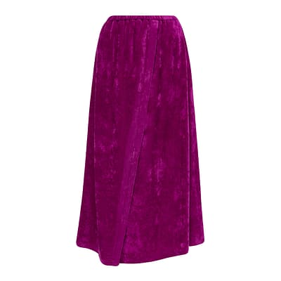 Forte_Forte • fluwelen midi rok in paars
