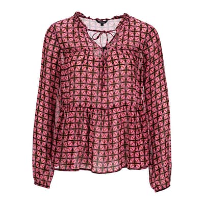 Princess goes Hollywood • roze blouse met motief