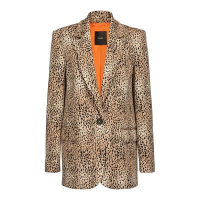 Pinko • bruin zwarte blazer Erminia