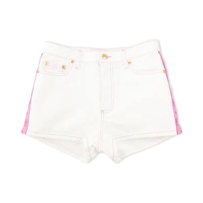 Chiara Ferragni • witte denim shorts
