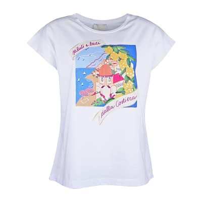 Verysimple • wit t-shirt met strand