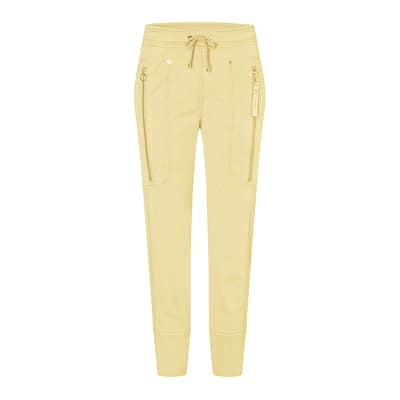MAC • licht gele Future 2.08 casual broek
