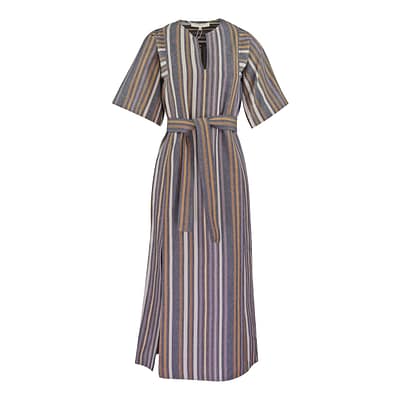 Vanessa Bruno • gestreepte denim jurk