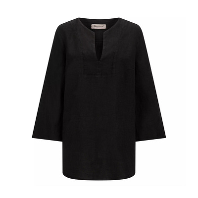 Backstage • zwarte linnen tuniek Lena