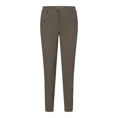 Cambio • groen bruine pantalon Rachel