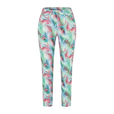 MAC • blauwe Dream Chic jeans met print