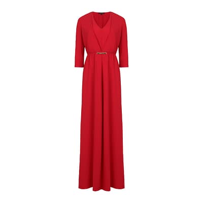 Patrizia Pepe • rode maxi jurk