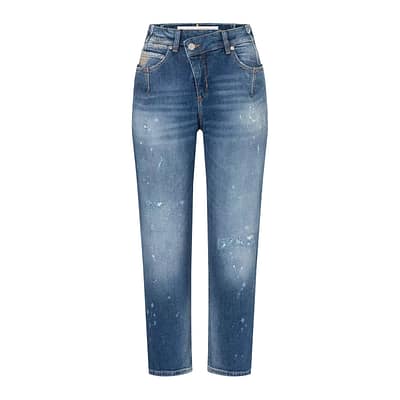 MAC • blauwe Criss Cross star jeans