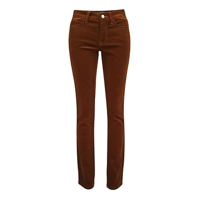 Cambio • bruine fluwelen Paris jeans