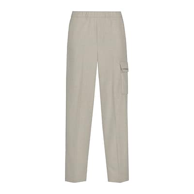 MAC • lichtgrijze pantalon Cleo Cargo