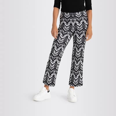 MAC • zwart witte Flare Kick broek