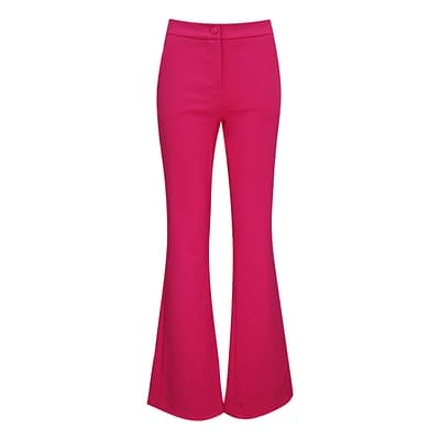 Verysimple • flared pantalon in fuchsia