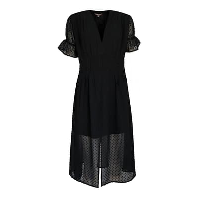 Princess goes Hollywood • zwarte midi jurk