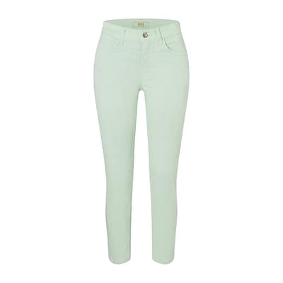 MAC • lichtgroene Rich Slim 7/8 broek