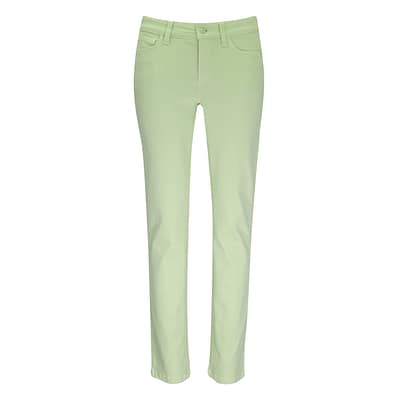 Cambio • groene Piper Cropped jeans