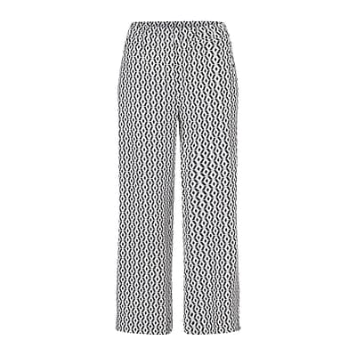 MAC • Chiara cropped pantalon ruit