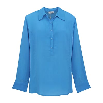 Princess goes Hollywood • blauwe blouse